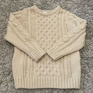 2018 Crazy 8 Cable Knit Sweater, Size S (5/6)